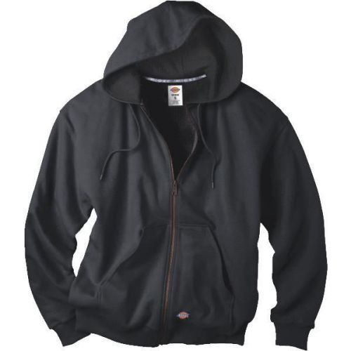 Dickies TW382BK-LG Thermal Lined Hood Fleece Jacket-LRG BLK HOOD JACKET