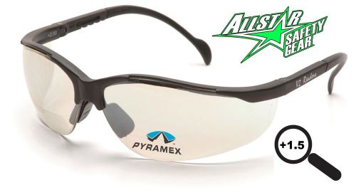 Pyramex v2 readers +1.50 indoor outdoor mirror bifocal safety glasses sb1880r15 for sale