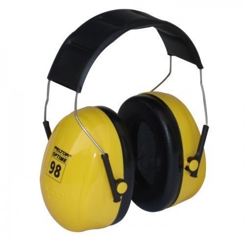 3M H9A Peltor Optime 98 Over-the-Head Earmuffs, Hearing Conservation- Each