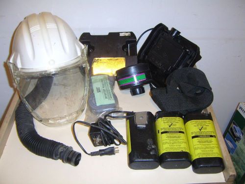 Breath easy racal air stream papr pressurized air pruifying respirator w battery for sale