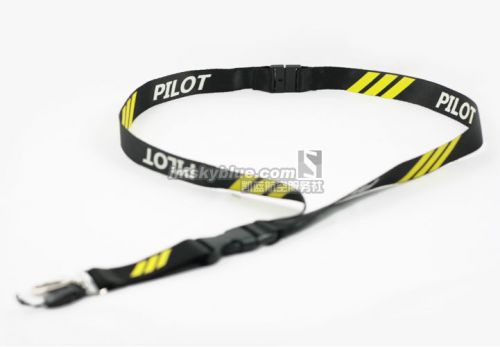 Pilot Lanyard Belt Metal Button Epaulette Style for Flight Crew Aviation Lover