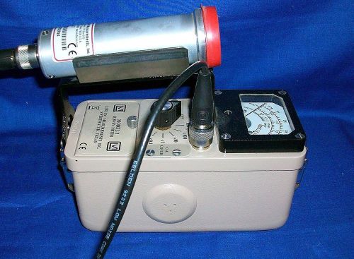 Ludlum 3 w/ 44-7 gm end window probe geiger radiation survey meter a/b/g for sale