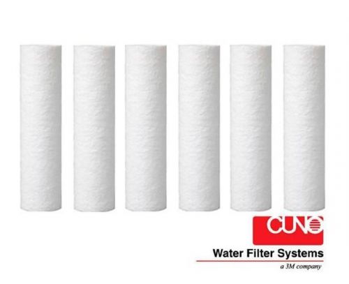 Cuno nt10t700s0ng polynet water filter 70 micron 10&#034; length (6 pieces) for sale