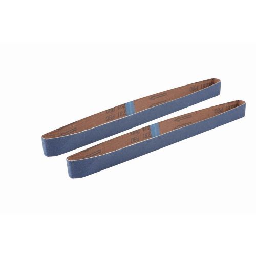 2 pack of 1&#034; x 30&#034; 80 grit alumina zirconia self sharpening sanding belts for sale