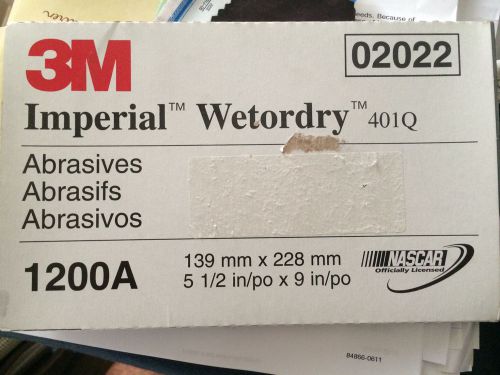 3M Imperial wetordry 401Q 50 sheets 1200A