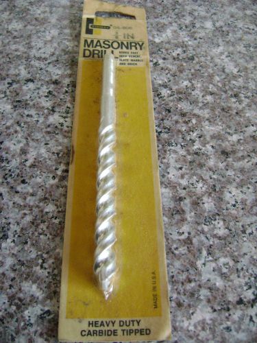 Stanly Masonry Drill 3/8&#039;&#039;Heavy DUTY Carbide Tipped