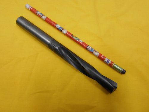 21/32&#034; x 7&#034; straight shank drill bit lathe mill drilling cle-forge thru coolant for sale