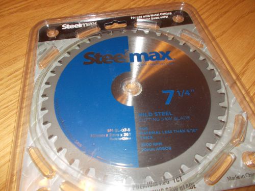 SM-BL-07-5 Steelmax 7 1/4&#034; TCT Blade for Mild Steel