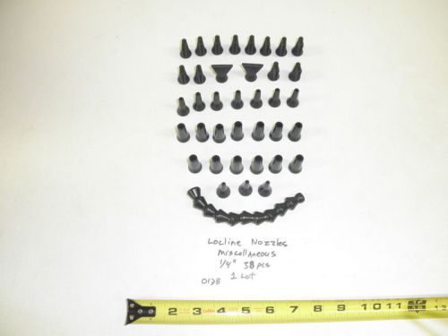 LOCLINE Nozzles 1/4&#034;  1 Lot Mostly new Pieces