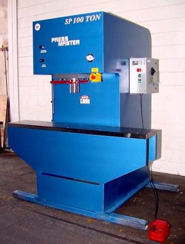 New pressmaster 100 ton hydraulic straighten press for sale