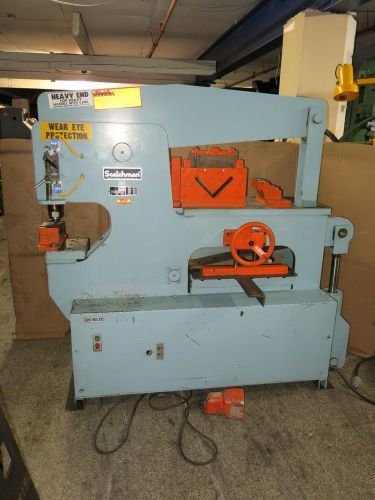 Scotchman 90 ton hydraulic ironworker with tooling for sale