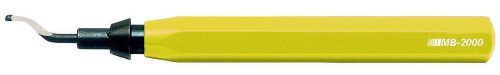 1pc MB2000 Aluminum Yellow Uni-Burr w/Pocket Clip with E100 Blade Shaviv #29161