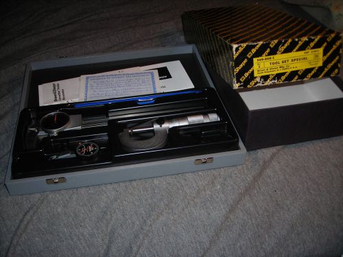 Vintage (1986) Brown &amp; Sharpe Caliper-Micrometer-Indicator set