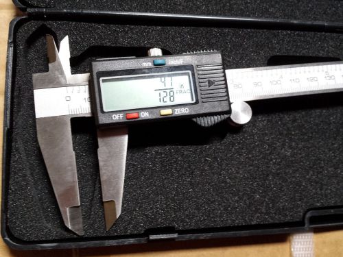 6&#034; fractional digital electronic gauge vernier caliper 150mm/6inch micrometer for sale