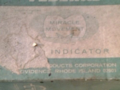 Federal Products miracle movement indicator