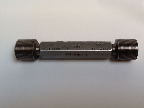 1-1/8 - 18 ns set plugs go no/go for setting ring gages - sheffield gage corp. for sale