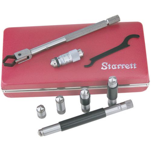 Starrett inside micrometer set - model: 823bz measuring range: 1-1/2 ~ 12&#034; for sale