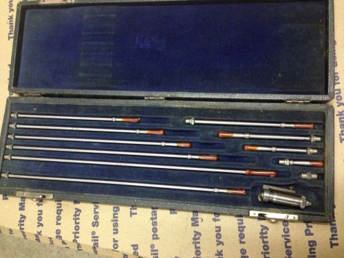 Machinist tools,brown &amp; sharpe 265 inside micrometers interchangeable rod for sale