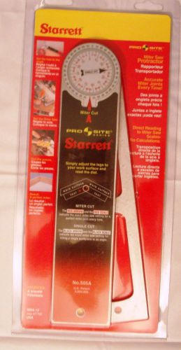 Prosite protractor by starrett no. 505a-12 new for sale