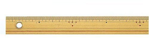 SHINWA 30cm Bamboo Ruler Japanese Traditional Metric Rule Wooden 71757 Japan