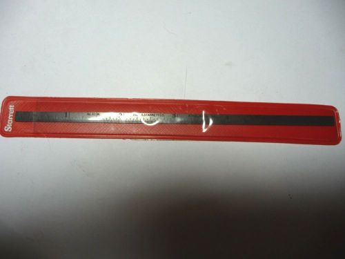 Starrett 610N-6 Spring Tempered Steel Narrow Rule With Inch Graduations, 6&#034; Le.