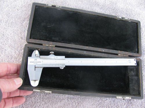 Brown Sharpe Swiss 577 6&#034; vernier caliper rule  machinist tool tools