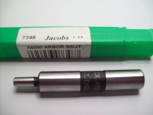 New Genuine Jacobs drill chuck arbor 7348 A4000 1/2 Dia x 0JT .50 Dia x 0 JT