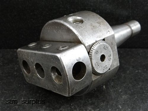 Craley boring head model 82-s 3/4&#034; capacity w/ nmtb 40 shank for sale
