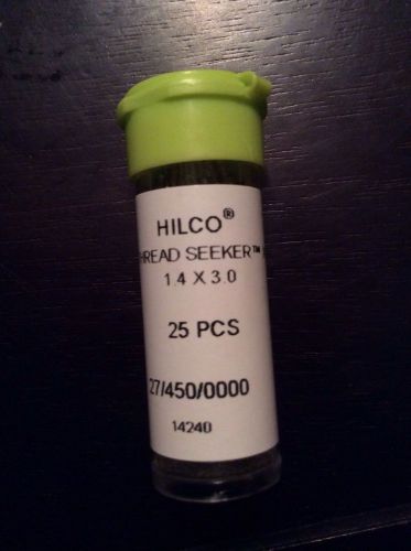 Lot of 25 piece, hilco thread seeker xlt, eyeglass screw for sprung hinges for sale