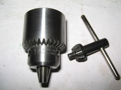 Jacobs # 1a drill chuck/key, jt1 mount, 0-1/4&#034; capacity, nos for sale