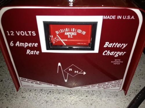 RN Battery Charger  6 Amp  Made In USA Model 60 -12 Volt