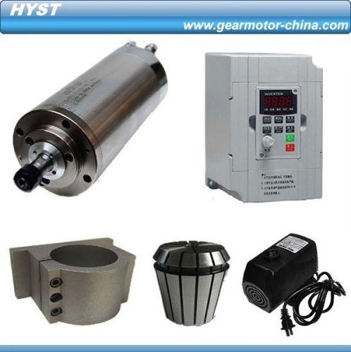 Engraving machine cnc spindle 800w 65mm 24000rpm ( 800w spindle+1.5kw inverter+ for sale
