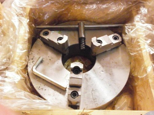Brand new toolmex bison bial 16&#034; 3 jaw plain back lathe chuck 7-800-1600 593so for sale