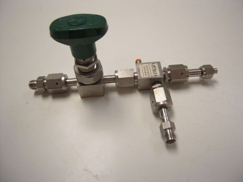 1664  nupro 6lv-dafr4-p diaphragm valve/aptech ap71s mv4 mv4 mv4 valve for sale
