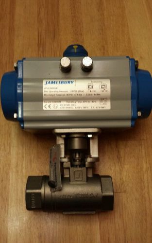 *NEW * Jamesburg actuator VPVL200DABD double acting w/ 1&#034; 2000 CWP valve