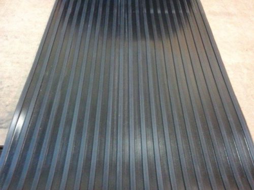 WIDE RIB RUBBER MATTING 36&#034;WIDE