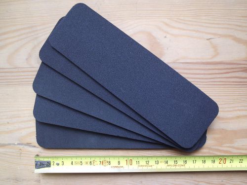 5 pcs. 55mm x 183mm x 3mm thk RUBBER CLOSED CELL foam Black sponge strip sheet