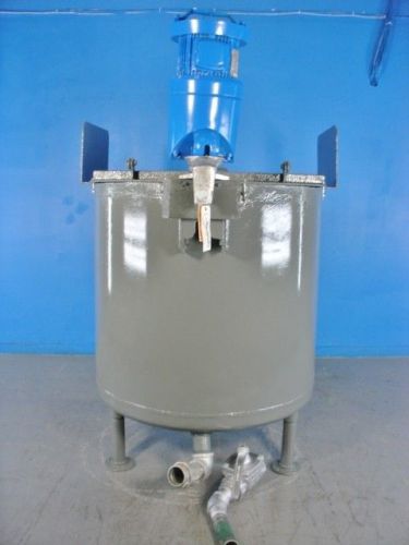1hp lightnin mixer agitator w/200 gal stainless tank nb-3 mixer v230/460 amps3.4 for sale
