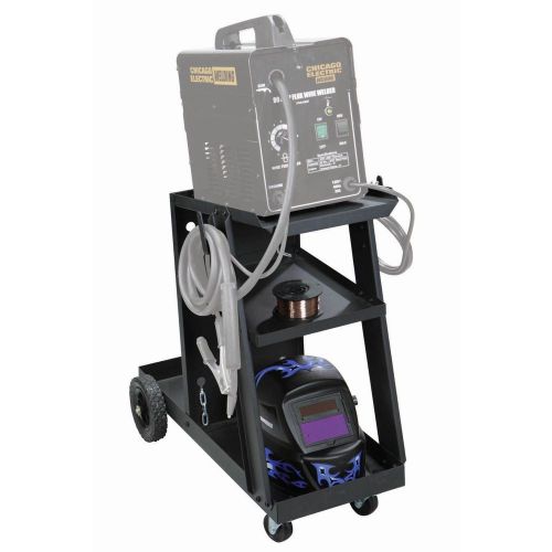 Chicago Electric 100 lb. Capacity Welding Cart - Mig Welding Cart