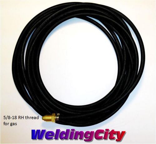 Gas hose 41v30 25-ft (nylon) for tig welding torch 18 series (u.s. seller) for sale