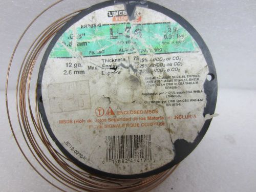 LINCOLN ELECTRIC, ED028676, MIG Welding Wire,L-56,.035,Spool....R223.15.10