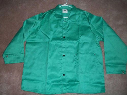 NEW Steiner 10303 Weldlite Flame Retardant Green  Welding Jacket- Size XL