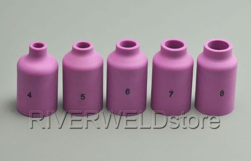 TIG KIT Gas Lens Alumina Nozzles Cups 54N14 15 16 17 18 FIT WP 17 18 26 Torch