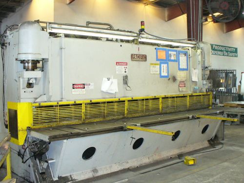 Pacific g series hydraulic sheer w/rear sheet conveyor for sale