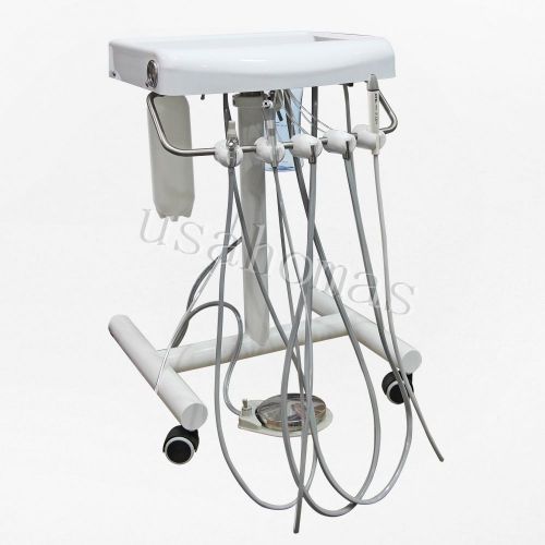 Dental portable delivery cart unit equipment+dte fiber optic ultrasonic scaler for sale
