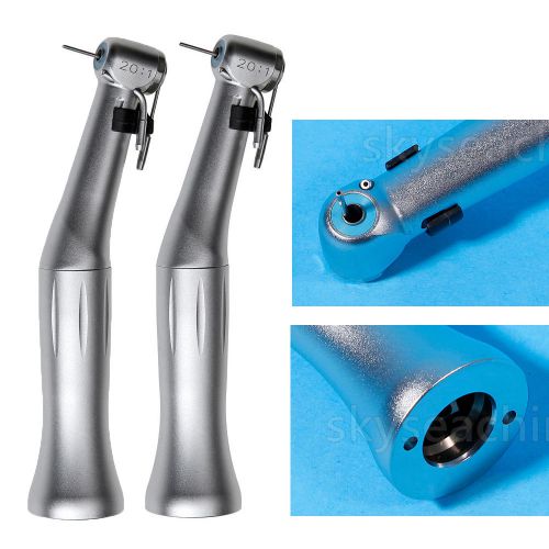 2*nsk style dental implant reduction 20:1 low speed contra angle handpiece top++ for sale