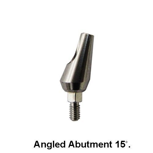 10 Angled 15&#039; Titanium Abutments for Dental Implant Implants Lab Prosthetic New