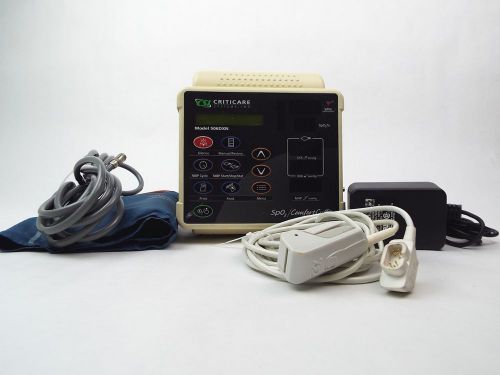 Critcare 506dxn dental medical patient blood pressure &amp; vitals monitor system for sale