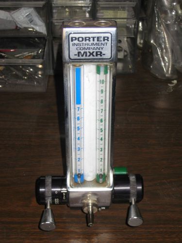 Porter Dental Nitrous Oxide NO2 Flow meter