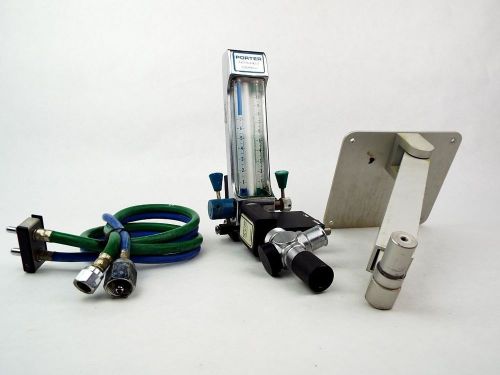 Porter mxr 1000 dental nitrous oxide flowmeter w/ avs 5000 vacuum control switch for sale